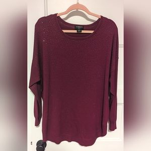 Liz Claiborne studded sweater size 1X